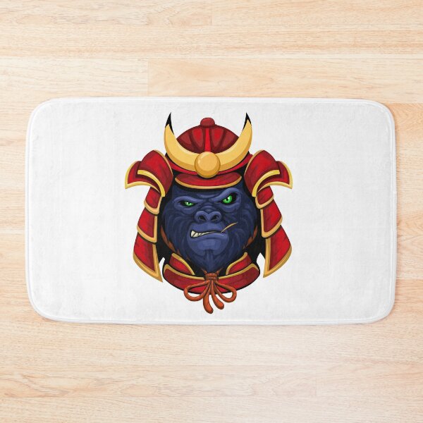 Item preview, King Kong or Gorilla wear Samurai Helmet Armor Traditional Japanese designed and sold by aryoyo.