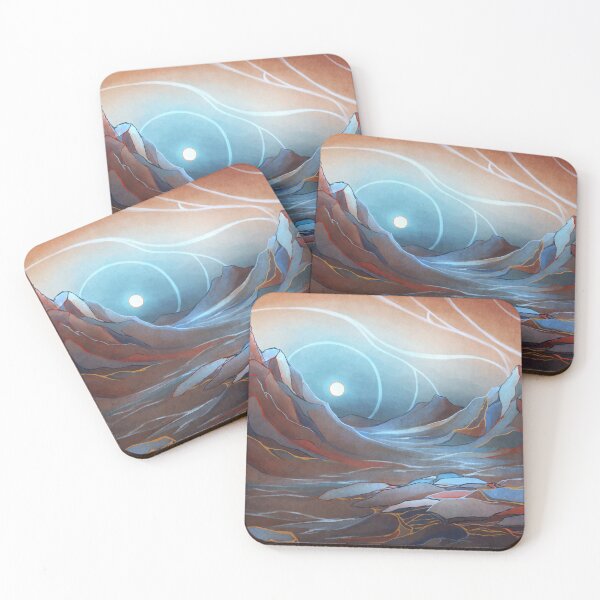 Item preview, Martian Blue Sunset/Sunrise designed and sold by Mazarineart.