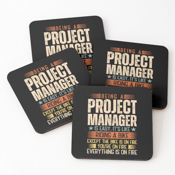 Artikelvorschau, Being A Project Manager Is Easy entworfen und verkauft von wittyshop.