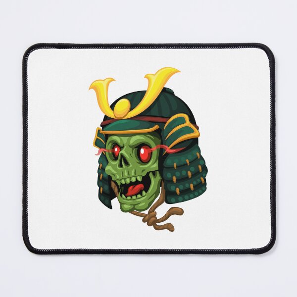 Item preview, Zombie Samurai Head Monster wear Japanese Traditional Clothing Cartoon  designed and sold by aryoyo.