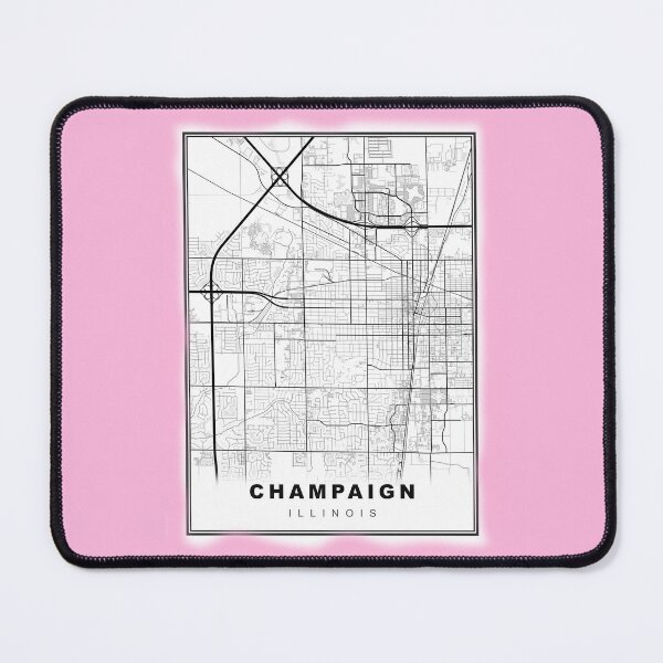 Item preview, Minimalist Champaign Map designed and sold by Tamas Das.
