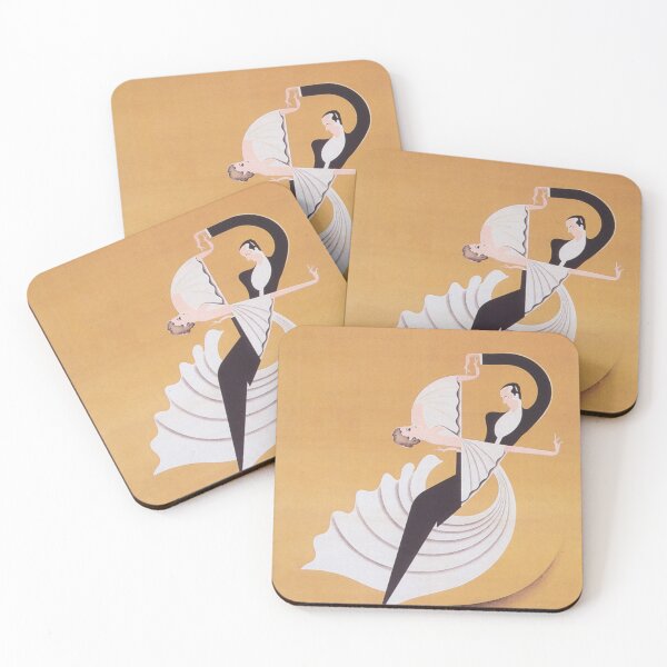 Item preview, Dancers, Art Deco Vintage Poster designed and sold by vintagevivian.