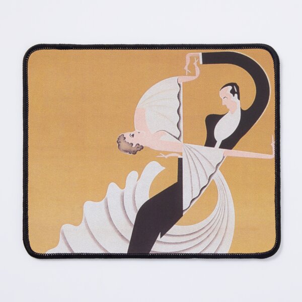 Artikelvorschau, Dancers, Art Deco Vintage Poster entworfen und verkauft von vintagevivian.