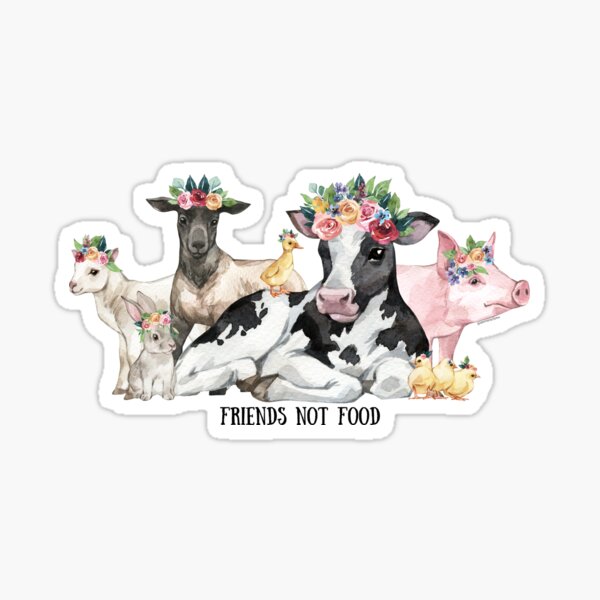 Item preview, Amis pas de nourriture designed and sold by AnimalsOfPNW.