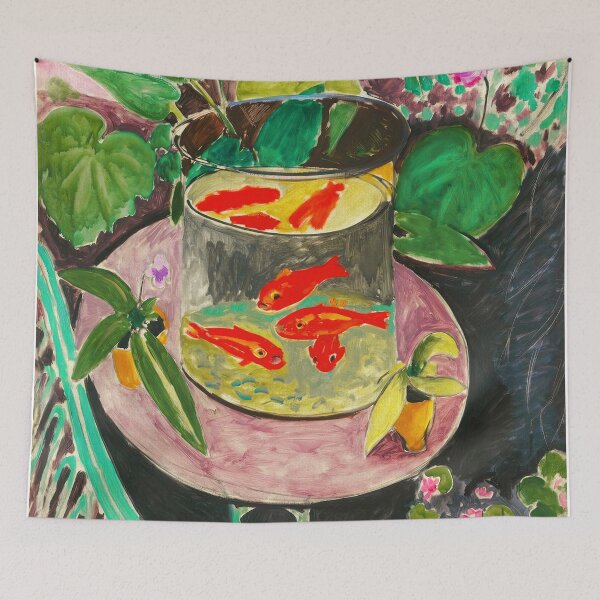Item preview, Matisse Goldfish, Colorful Vintage Art designed and sold by vintagevivian.