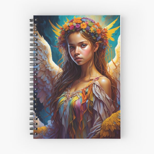 Item preview, Amazing colorful girl angel illustration designed and sold by shadowartsss.
