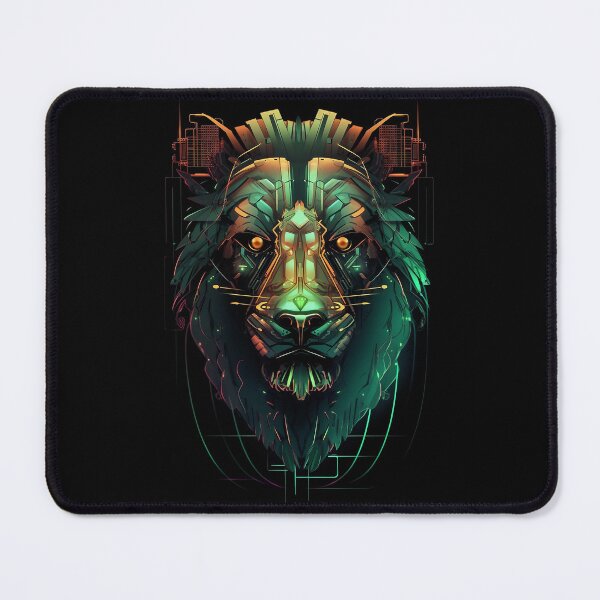 Item preview, Cyberpunk Lion designed and sold by BoreasArts.