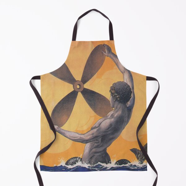 Item preview, Merman Vintage Advertisement Poster designed and sold by vintagevivian.