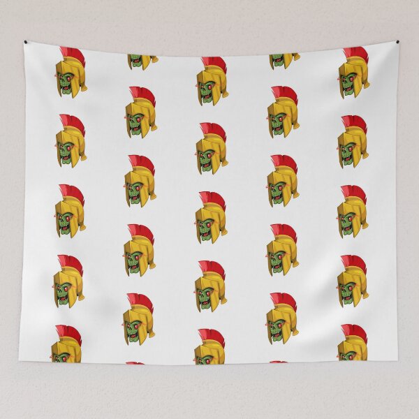 Item preview, Zombie wear Gold Knight. Undead Army Mascot Cartoon illustration designed and sold by aryoyo.