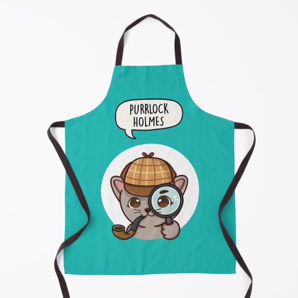 Item preview, Purrlock Holmes - Detective Cat Pun designed and sold by LEFDDesigns.