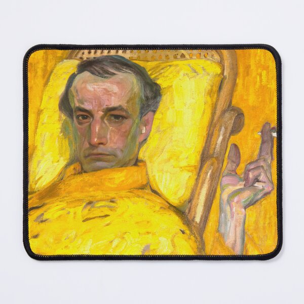 Item preview, Man Portrait, Man in Yellow, Colorful Vintage Art designed and sold by vintagevivian.