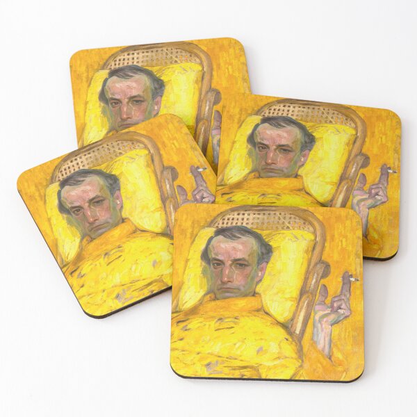 Item preview, Man Portrait, Man in Yellow, Colorful Vintage Art designed and sold by vintagevivian.