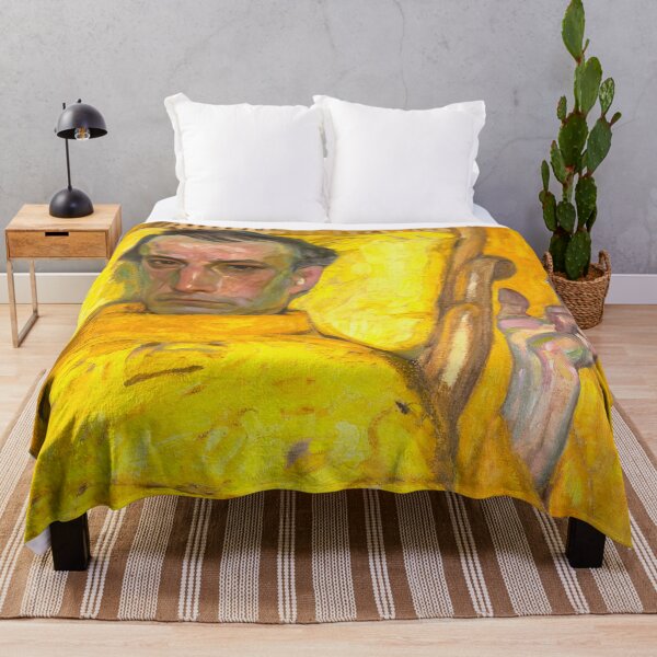 Item preview, Man Portrait, Man in Yellow, Colorful Vintage Art designed and sold by vintagevivian.