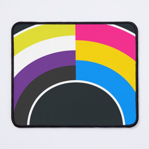 Item preview, Non-Binary Pan Rainbow designed and sold by hamsters.