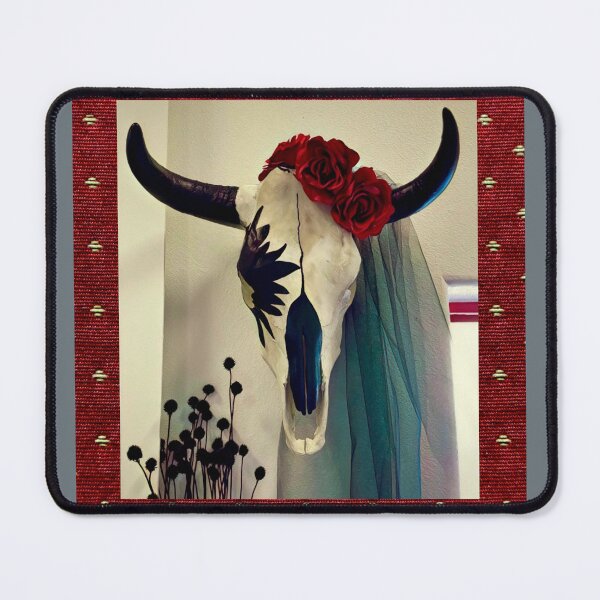 Item preview, Fine Art Skull will Textile  designed and sold by oh-bi-me.