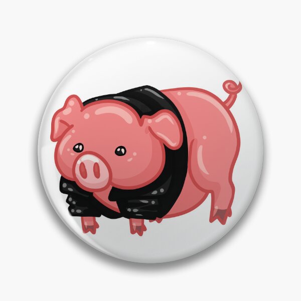 Item preview, Piggy in a Leather Jacket designed and sold by KingKiPeaches.