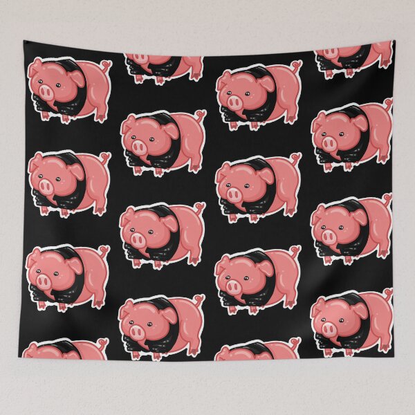 Item preview, Piggy in a Leather Jacket designed and sold by KingKiPeaches.