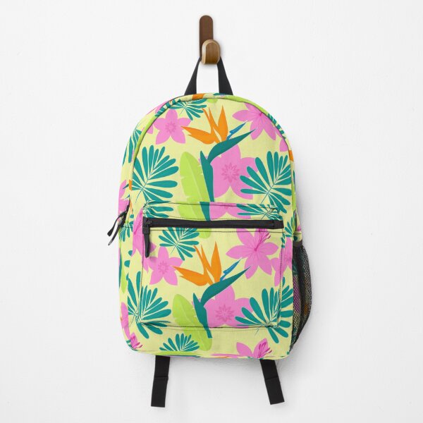 Item preview, colorful tropical flowers and leaf pattern designed and sold by SHOPingYOU.