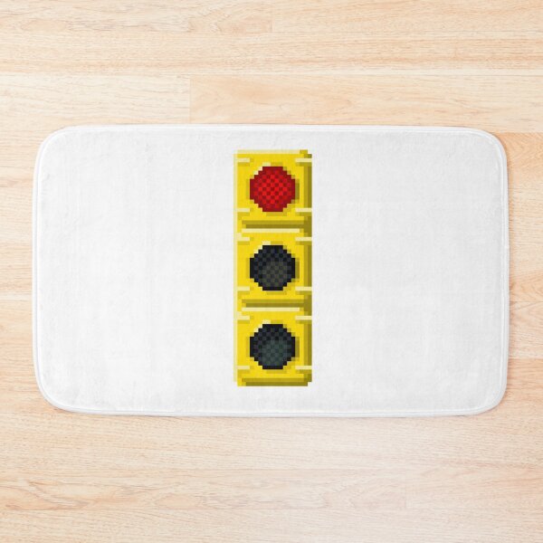 Item preview, Red Traffic Light Pixel Art | Street Theme Design designed and sold by anycolorart.