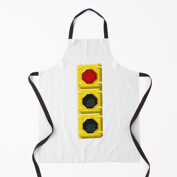 Item preview, Red Traffic Light Pixel Art | Street Theme Design designed and sold by anycolorart.