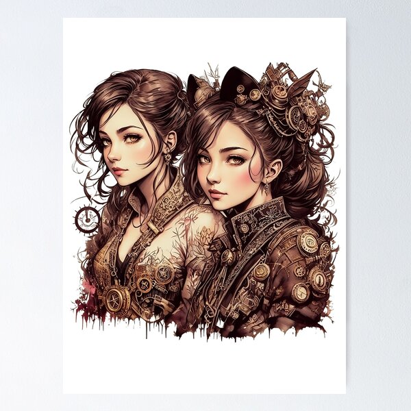 Item preview, Twin Sisters - The Good and Bad Twin designed and sold by T1337.