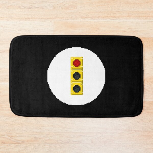 Item preview, Red Traffic Light Pixel Art | Street Theme Design designed and sold by anycolorart.