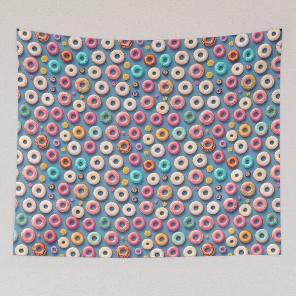 Item preview, Colorful Donuts - Seamless Pattern designed and sold by MtWoodsonSales.