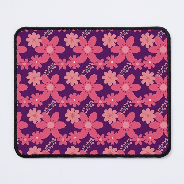 Item preview, beautiful pink flowers seamless pattern designed and sold by SHOPingYOU.