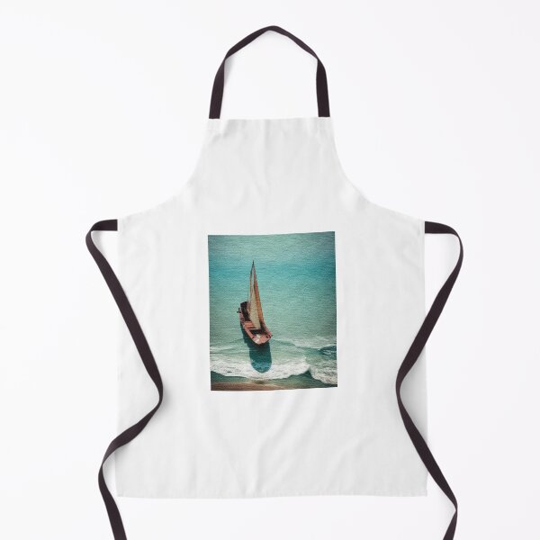 Item preview, Boat in the sea designed and sold by sabinako.