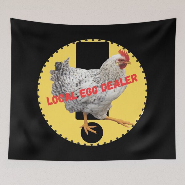 Item preview, Local Egg Dealer Hen designed and sold by AgnesMBrae.