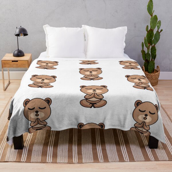 Item preview, Bear Meditation Mascot designed and sold by spyduckz.