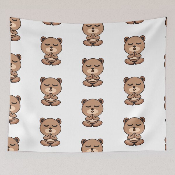 Item preview, Bear Meditation Mascot designed and sold by spyduckz.