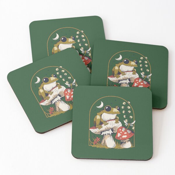 Item preview, Frog with toadstool designed and sold by DerSenat.