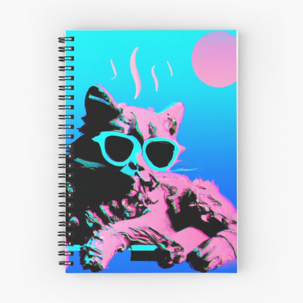 Item preview, vaporwave cat designed and sold by Lit_Creation ⭐️⭐️⭐️⭐️⭐️.