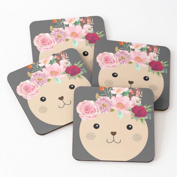 Item preview, Bear and Flowers designed and sold by MyCerulean.