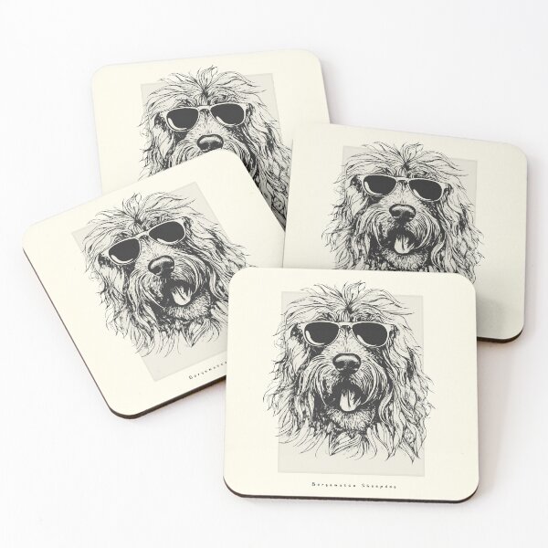 Item preview, Bergamasco Sheepdog Digital Sketch Drawing Illustration designed and sold by rafaeltto.