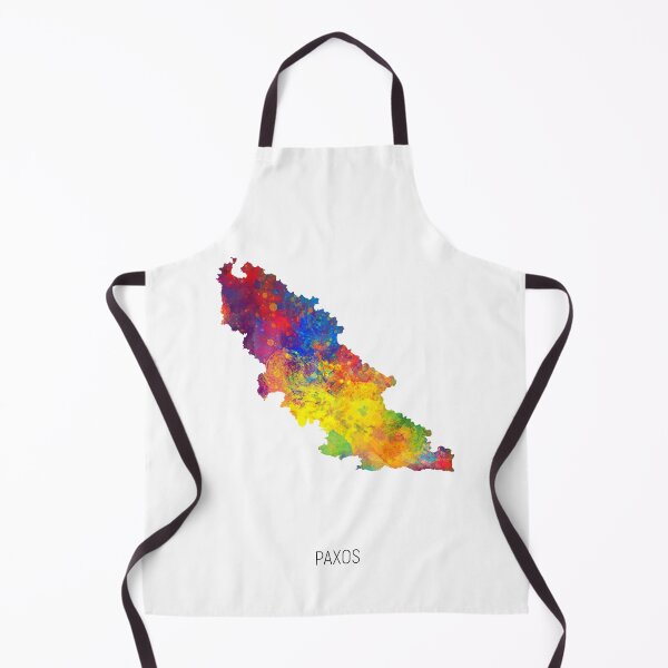 Artikelvorschau, Paxos Aquarellkarte entworfen und verkauft von ArtPrints.