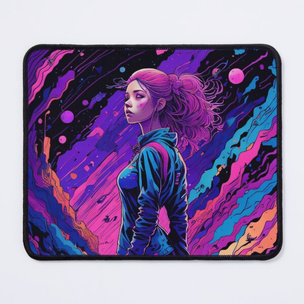 Item preview, Unique colorful girl illustration  designed and sold by shadowartsss.