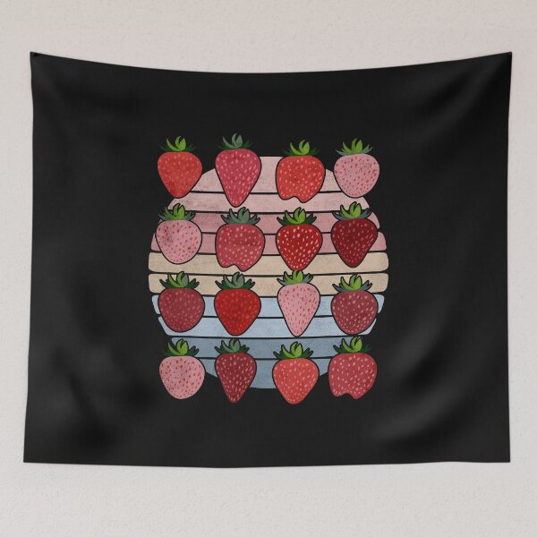 Artikelvorschau, Vintage Erdbeere Kawaii Cottagecore Ästhetik Erdbeeren Retro 80er Jahre entworfen und verkauft von alenaz.