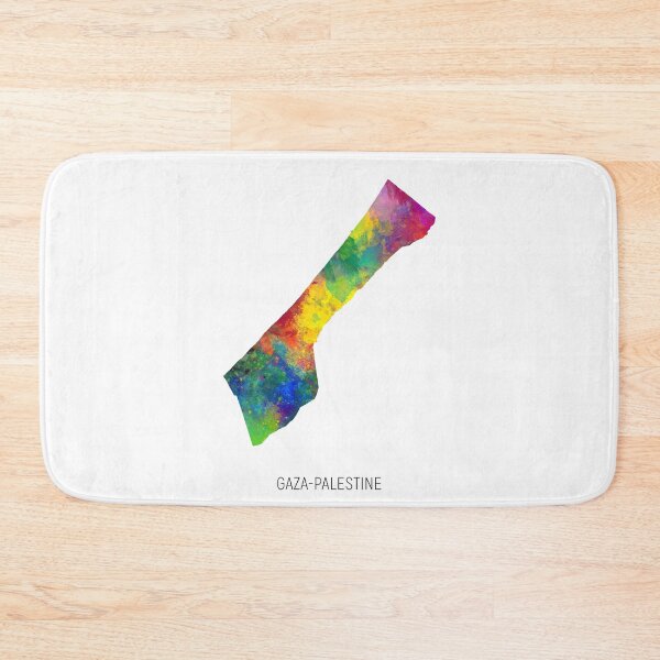 Item preview, Gaza-Palestine Watercolor Map designed and sold by ArtPrints.