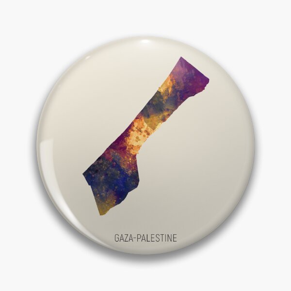 Item preview, Gaza-Palestine Watercolor Map designed and sold by ArtPrints.