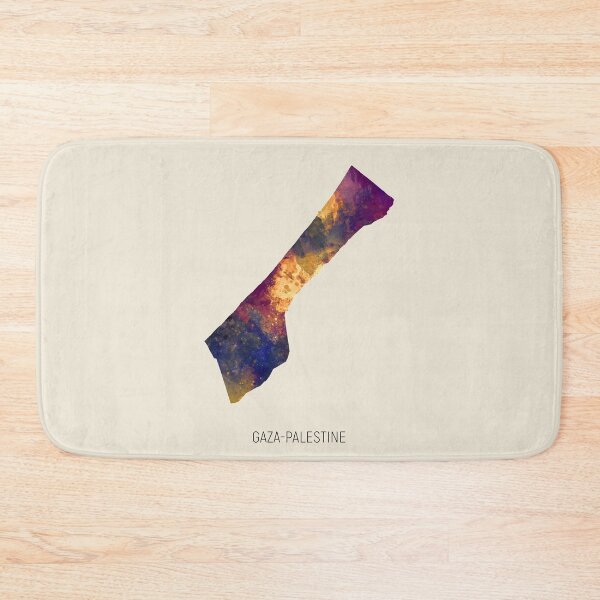 Item preview, Gaza-Palestine Watercolor Map designed and sold by ArtPrints.