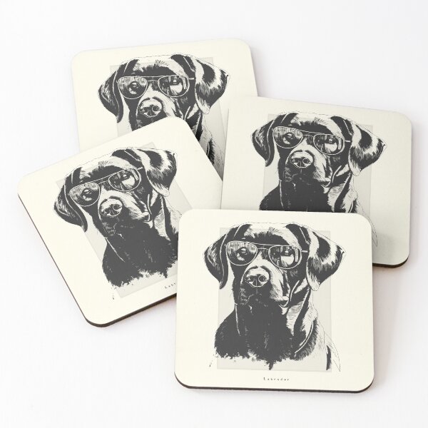 Item preview, Black Labrador Digital Sketch Drawing Illustration designed and sold by rafaeltto.
