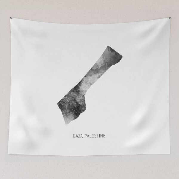 Item preview, Gaza-Palestine Watercolor Map designed and sold by ArtPrints.