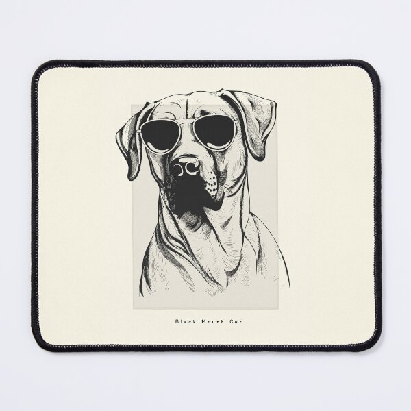 Item preview, Black Mouth Cur Digital Sketch Drawing Illustration designed and sold by rafaeltto.