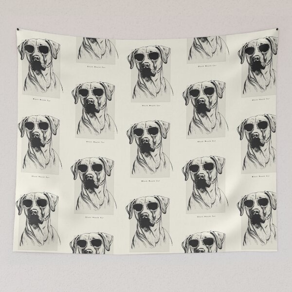 Item preview, Black Mouth Cur Digital Sketch Drawing Illustration designed and sold by rafaeltto.