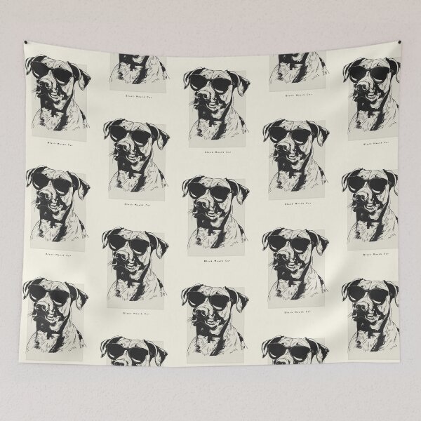 Item preview, Black Mouth Cur Digital Sketch Drawing Illustration designed and sold by rafaeltto.