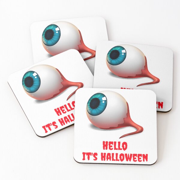 Item preview, Hello it_s Halloween scary eyeball designed and sold by ArmondLatorr.