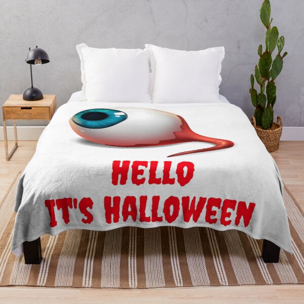 Item preview, Hello it_s Halloween scary eyeball designed and sold by ArmondLatorr.