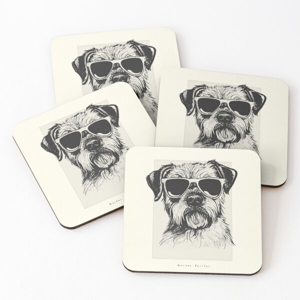 Item preview, Border Terrier Digital Sketch Drawing Illustration designed and sold by rafaeltto.